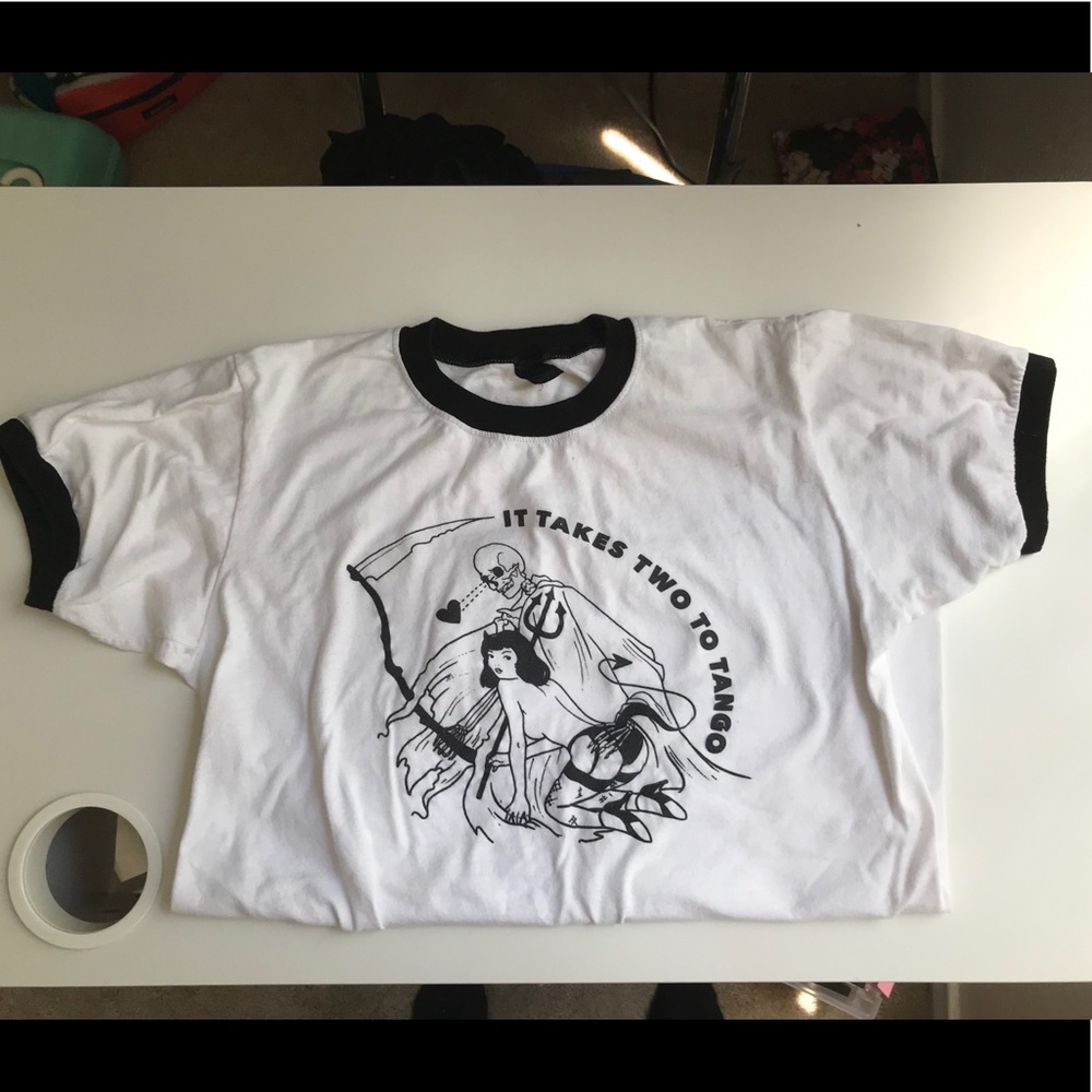 It Takes Two to Tango Small Shirt Grim Reaper